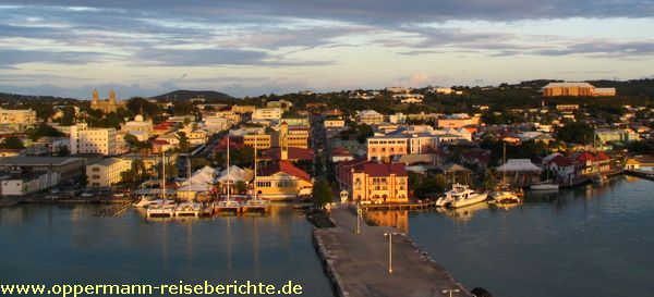 Sonnenuntergang in der Karibik