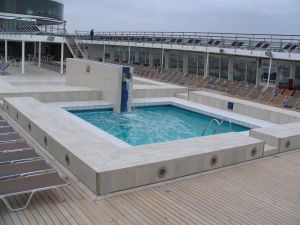 Pooldeck auf  der Classica