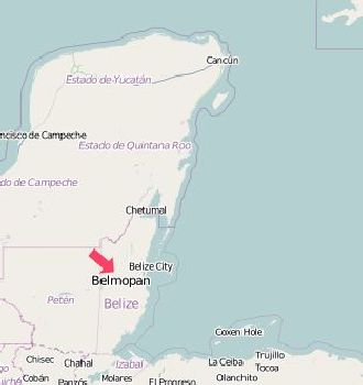 Karte Belize