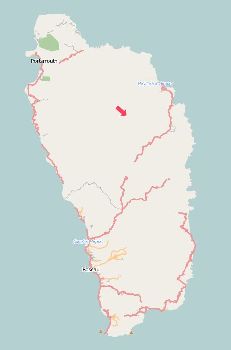 Karte Dominica