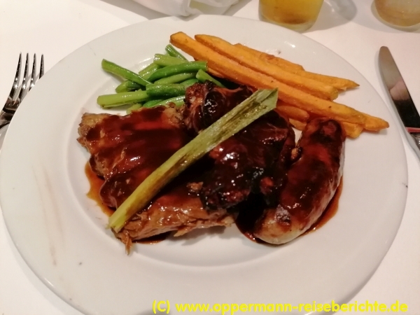 Essen an Bord der Norwegian Getaway