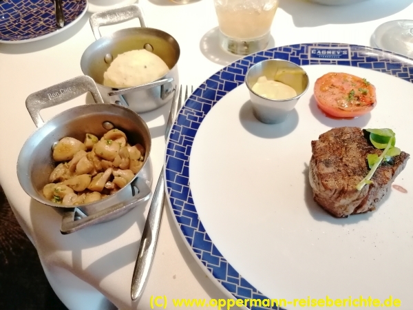 Essen an Bord der Norwegian Getaway