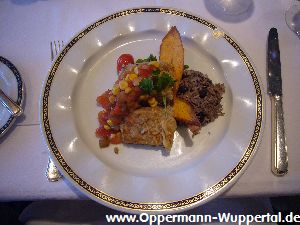 Essen an Bord der Prinsendam