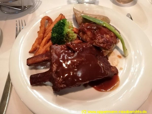 Essen an Bord der Norwegian Encore