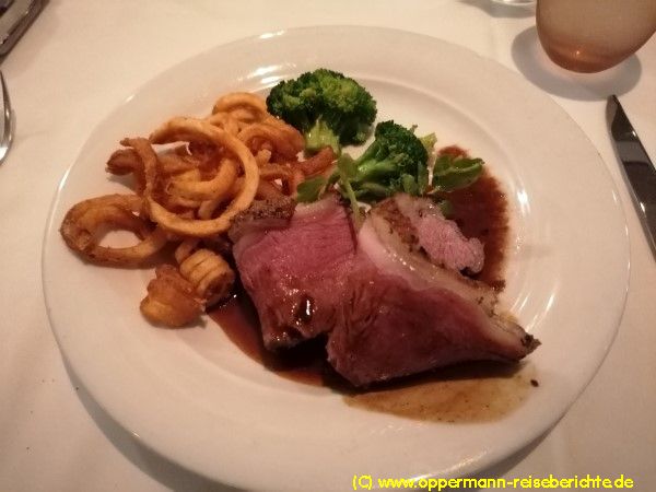 Essen an Bord der Norwegian Encore