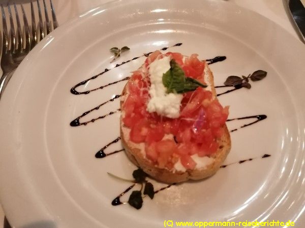 Essen an Bord der Norwegian Encore