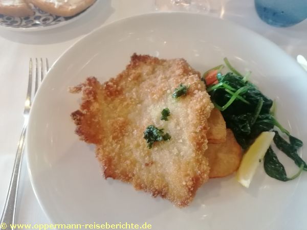 Essen an Bord der Zuiderdam