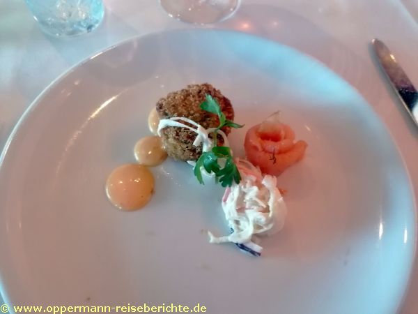 Essen an Bord der Zuiderdam