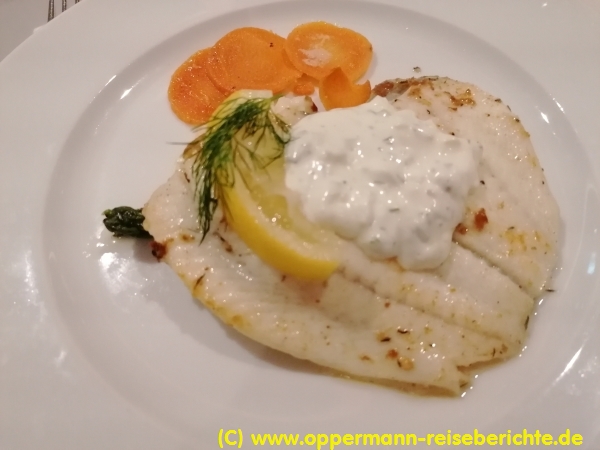 Essen an Bord der Mein Schiff 1