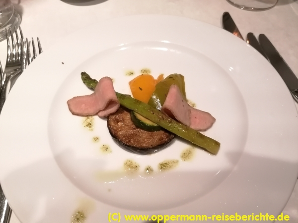 Essen an Bord der Mein Schiff 1