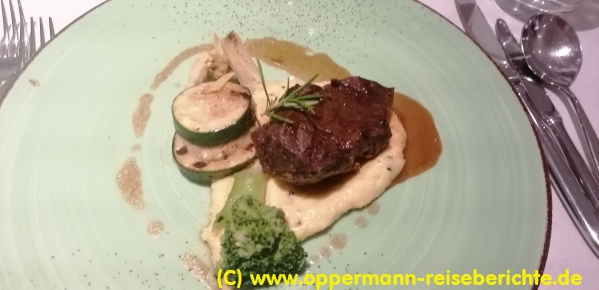 Essen an Bord der Mein Schiff 1