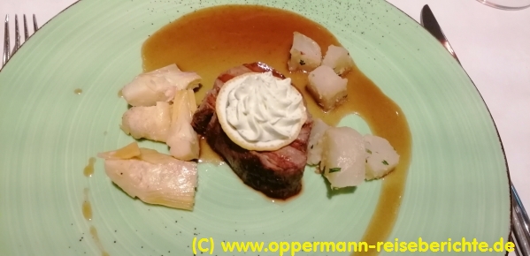 Essen an Bord der Mein Schiff 1