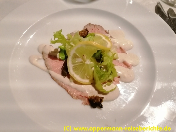 Essen an Bord der Mein Schiff 1