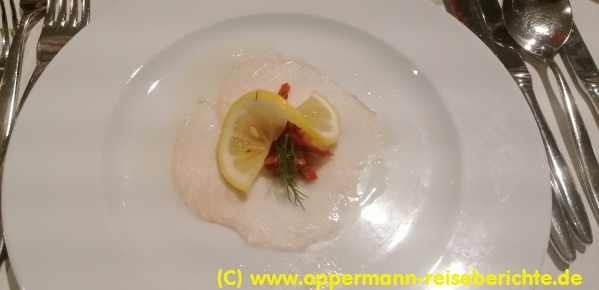 Essen an Bord der Mein Schiff 1