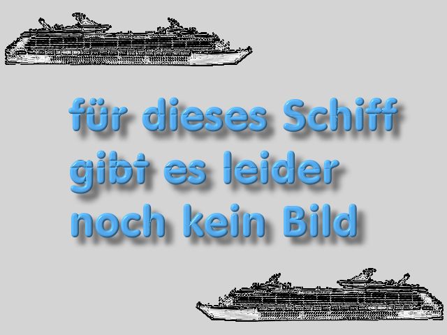 Kreuzfahrtschiffphoto leider noch nicht vorhanden