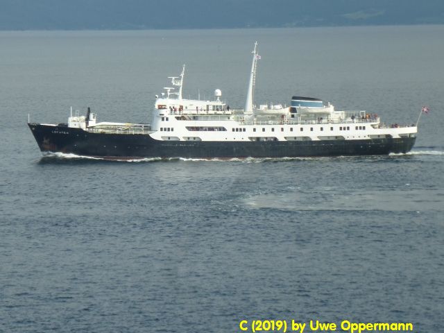 Kreuzfahrtschiffphoto Lofoten