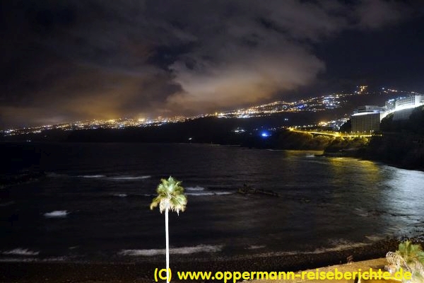 Puerto de la Cruz bei Nacht